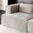 Beige 100% Polyester Modular Sofa cushion couch