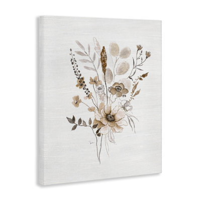 Art mural sur toile Subtle Flower Bundle