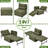 4-In-1 Convertible Sleeper Chair Bed-491203856