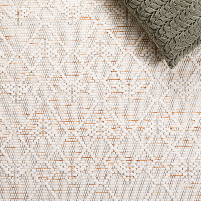 Manya 430 Area Rug In Ivory / Brown, Rectangle 3' x 5'
