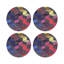 Sous-verres ronds modernes en cuir Vegan-119015261