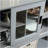 Sideboard Buffet Table With Doors,Grey