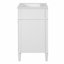 Meuble-lavabo de 24 pouces avec lavabo en céramique, poignées rétro et rangement spacieux pour des salles de bain élégantes et pratiques