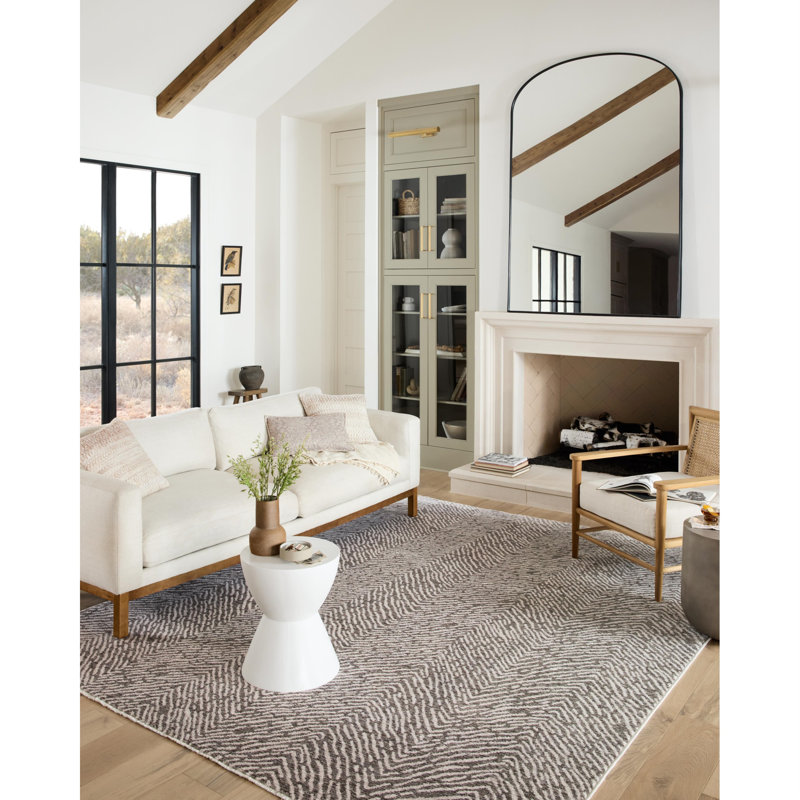 Vance Abstract Indoor Rug, Square 1'6"