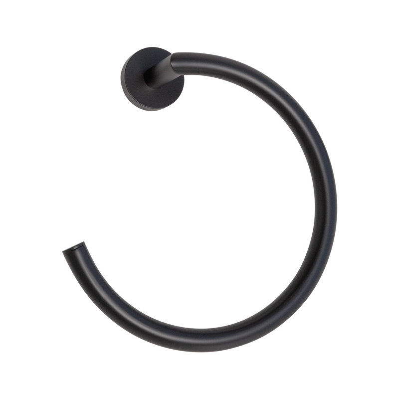 Ronda Towel Ring, Matte Black