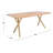 Solid Wood Top Dining Table