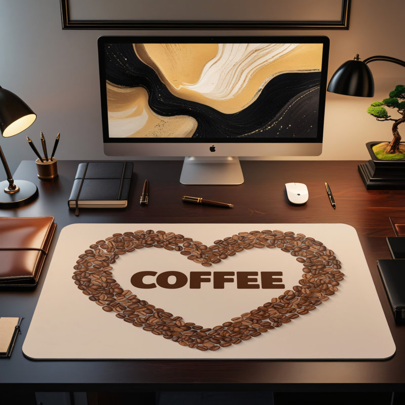 Polyester Desk Pad, 23.6x13.8