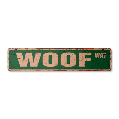 Plaque de rue en plastique robuste 4 po x 18 po