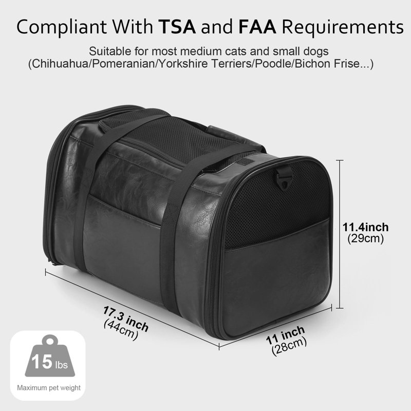 Pet Carrier, Black