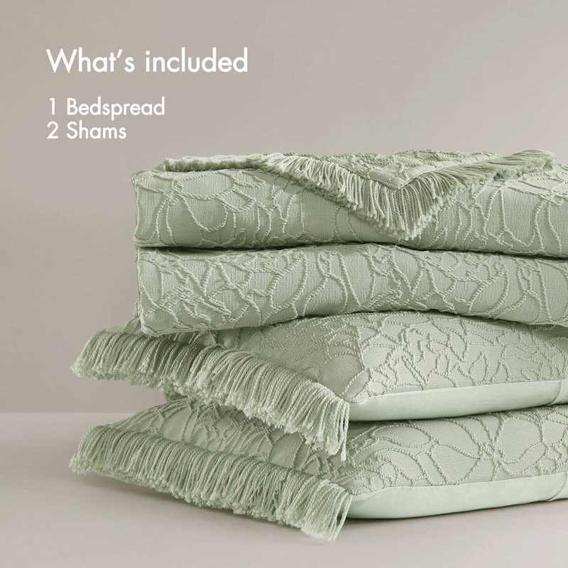 3PCS King Bedspread Set, Queen Bedspread + 2 PIllow Shams