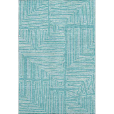 Premium Machine Washable Cortes AMF1045 Geometric Rug