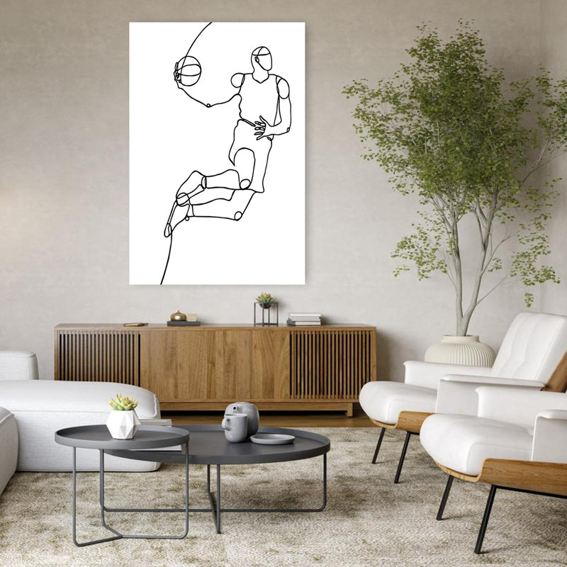 Dunk, art contemporain abstrait, H 48 po x l 32 po