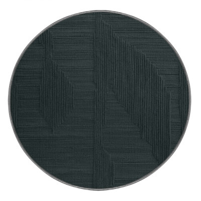 Machine Washable Abstract Green Area Rug