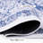 6' X 9' Blue Washable Rug, Low-Pile, Non-Slip, For Bedroom, Living Room, Kitchen, Dining Pet & Interior Designing 6X9 Area Blue, Innovation Idea-2071286050