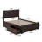 Amear Solid Wood Storage Platform Bed with Under Bed Drawers-1622831411-1622831410