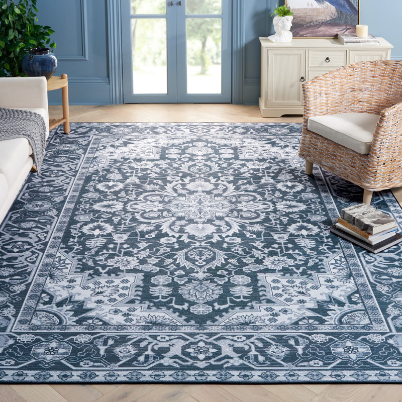 Eileena Performance Machine Washable Oriental Rug, Rectangle 8' x 10'