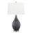 Bolzano 28" Grey Bubbled Glass Table Lamp