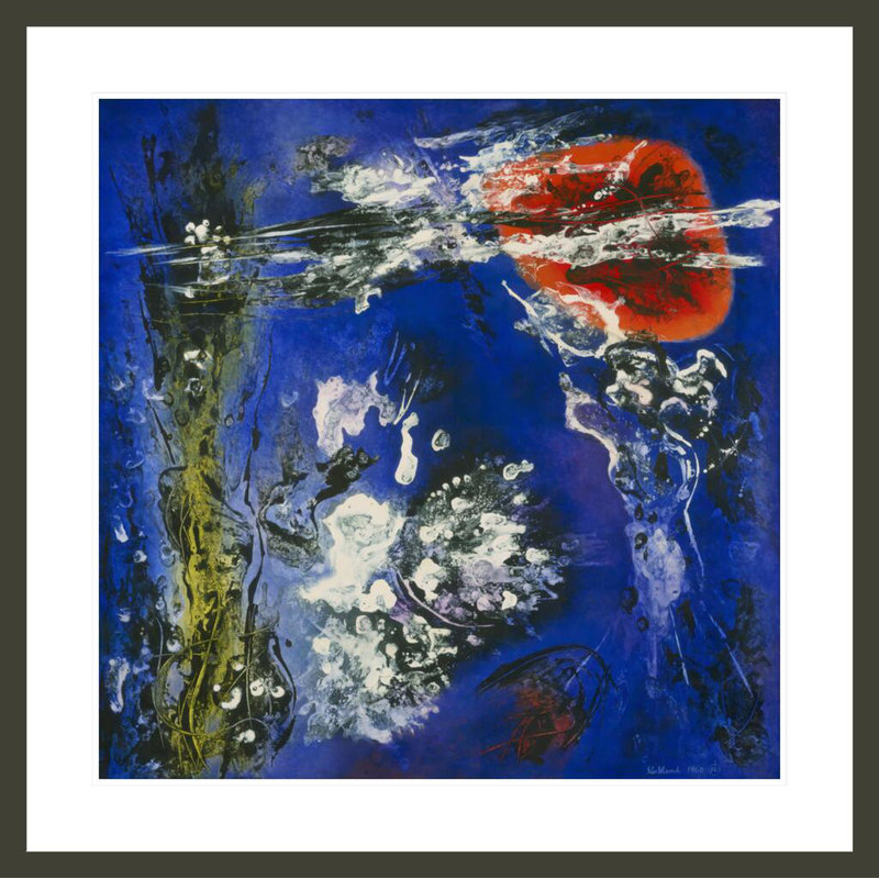 «Limitless Space» par Vance Kirkland - Estampe numérique encadrée, H 33,5 po x l 33,52 po