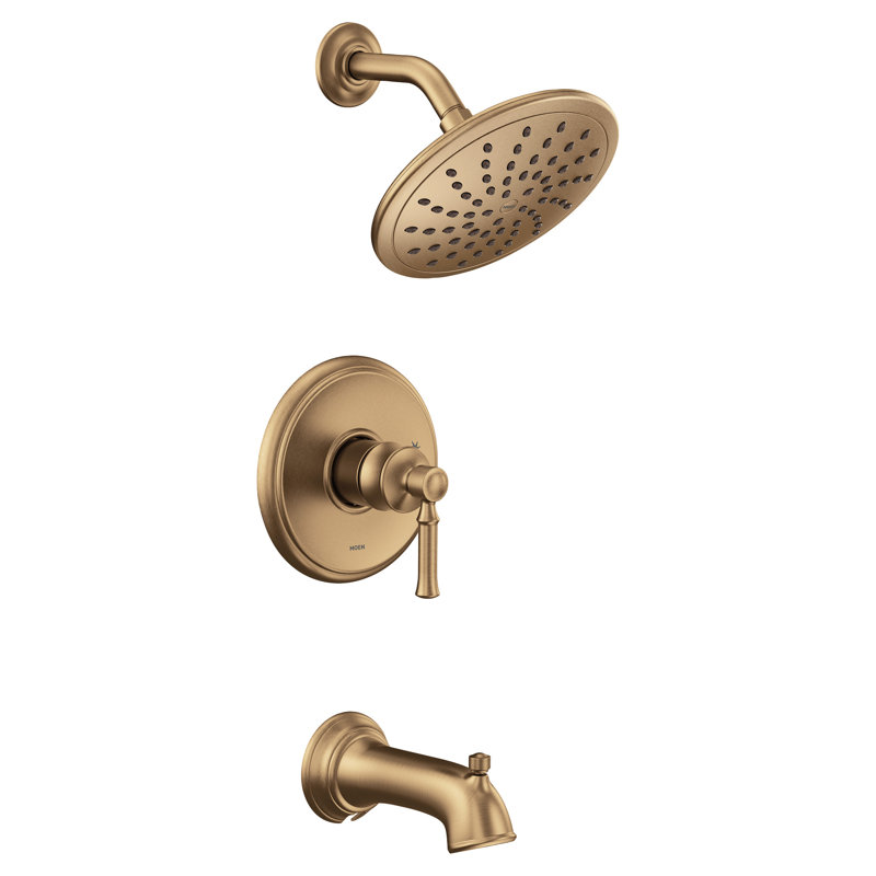 Ensemble de garniture de baignoire et douche à 1 poignée Eco Performance Moen Dartmoor M-CORE 2-Series (valve vendue séparément)