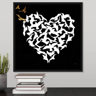 Ebern Designs Pieces Of My Heart On Canvas by Sydney Edmunds