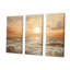 Pless - Coastal Sunset, ensemble d'art sur toile-107756799-107756801