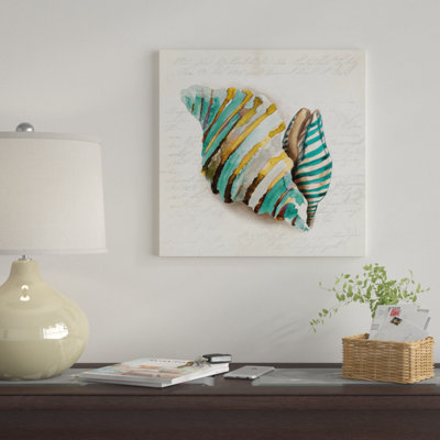 « blue corail iii », impression sur toile