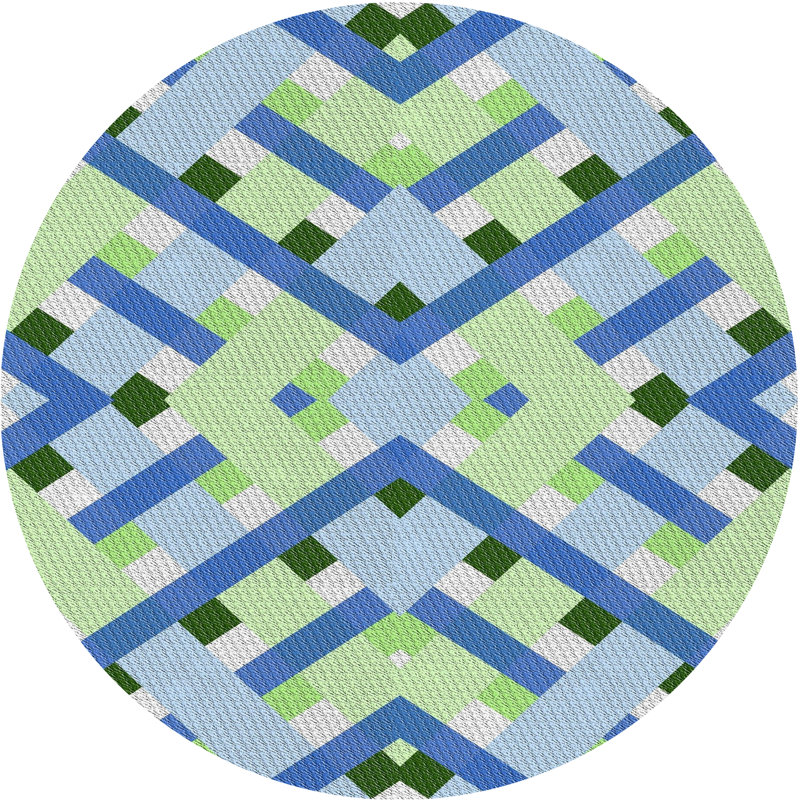 Tapis bleu Kinsella, Rond 5 pi