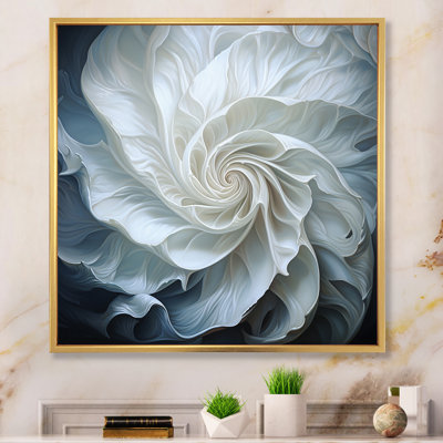 Seashell Monochromatic Whispers I - Animals Wall Art Living Room