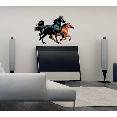 Autocollant chevaux, autocollant chevaux, art mural chevaux