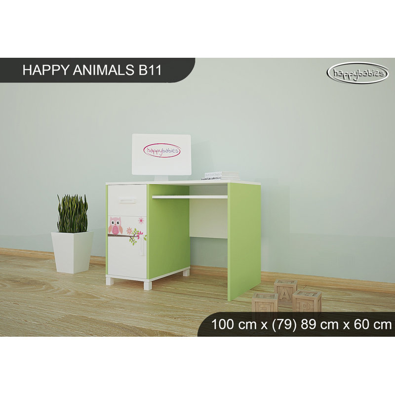 100cm Writing Desk, Green