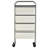 vidaXL Drawer Mobile Storage Trolley Pink Plastic