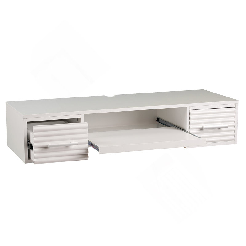 Bureau mural - blanc