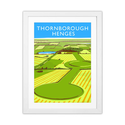 Thornborough Henges Portrait by Richard O'Neill - Print