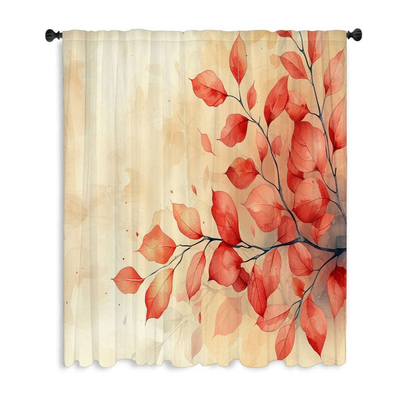 Dhanvin Blackout Curtain Single Panel, 53" W x 99" L