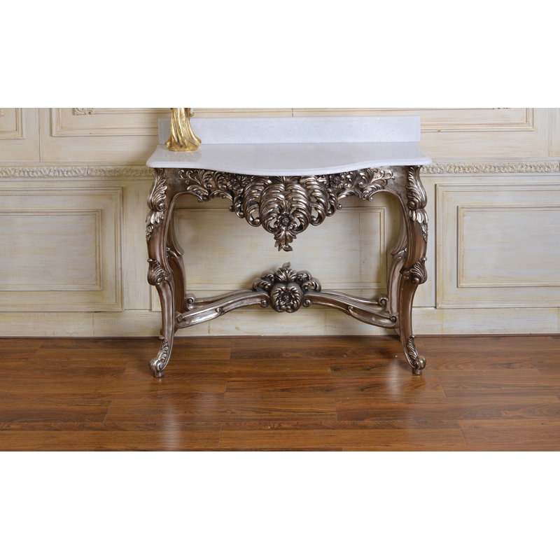 Aurora 43'' W Stone Console Table