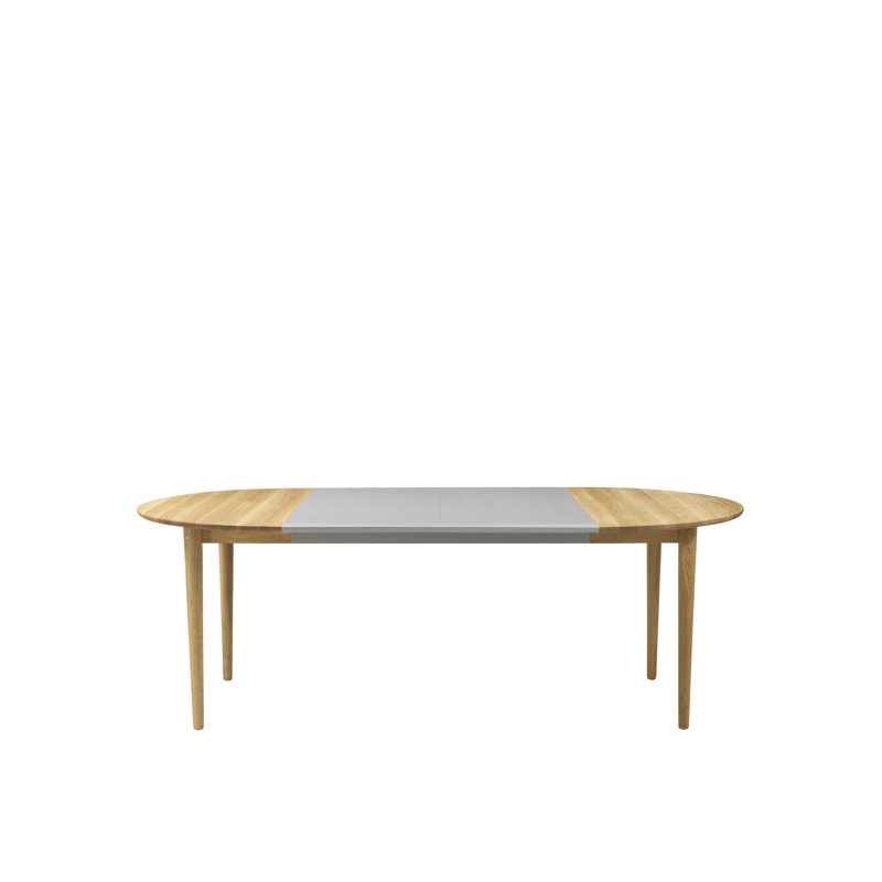 Bjork Round Solid Oak Dining Table, Nature Oiled, 29.3"H x 84.6"L x 45.3"W