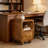 Small Narrow Nightstand With Drawers, Solid Wood Nightstand, Walnut Night Stand, Mid Century Side Table, Modern Bedside Tables For Bedroom-3224577-2507858