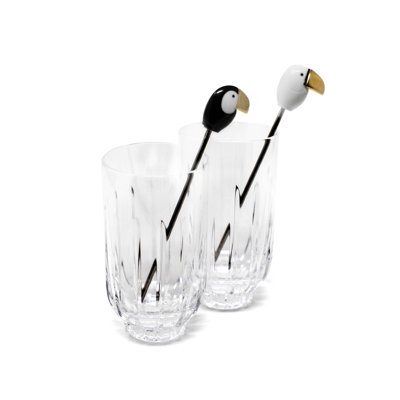 Ensemble de 4 verres en cristal Toucan