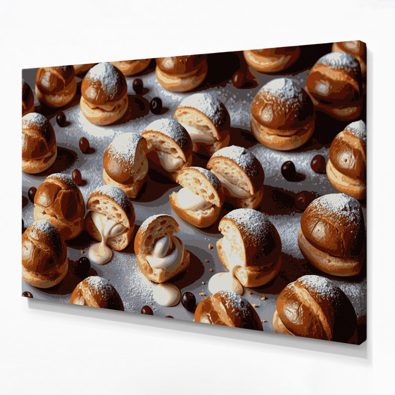 Art mural sur toile, Desserts, H 8 po x l 10 po