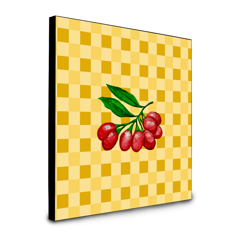 « gojis on basketweave », art encadré Ardenti