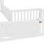 Lit simple au sol, lit simple double avec porte et garde-corps pleine longueur, conception multifonctionnelle-336942360-336942358