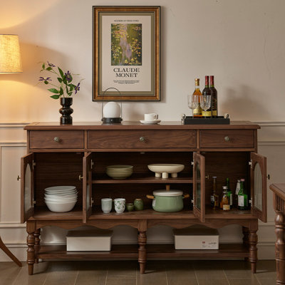 Buffet haut de gamme rétro et minimaliste