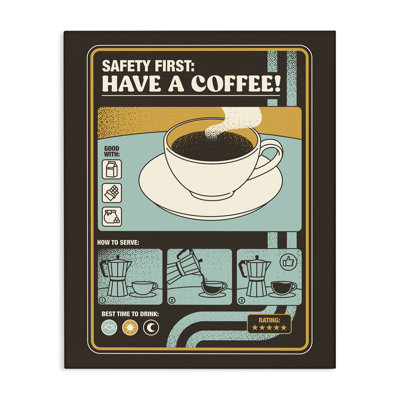 «Safety First Have A Coffee», conception de Safety par Tobe Fonseca