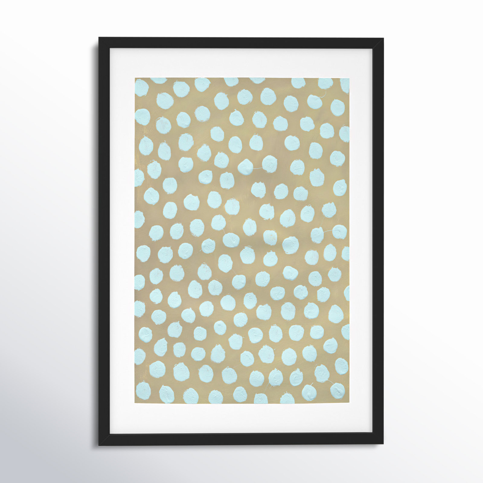 Cloud On Khaki by Michela Sorrentino, Black, 20" H x 14" W x 1.25" D