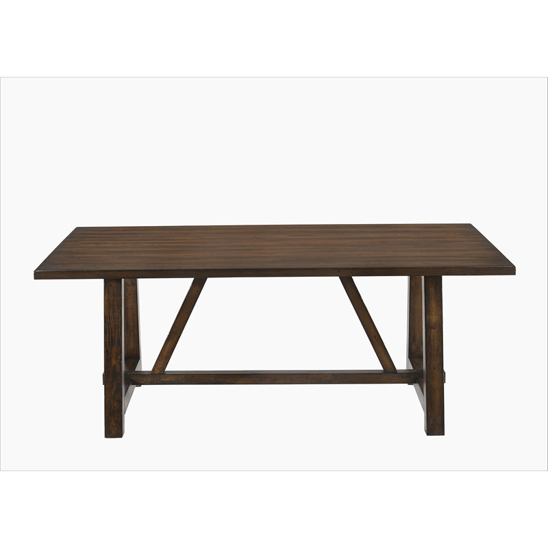 Dark Oak Finish Dining Table