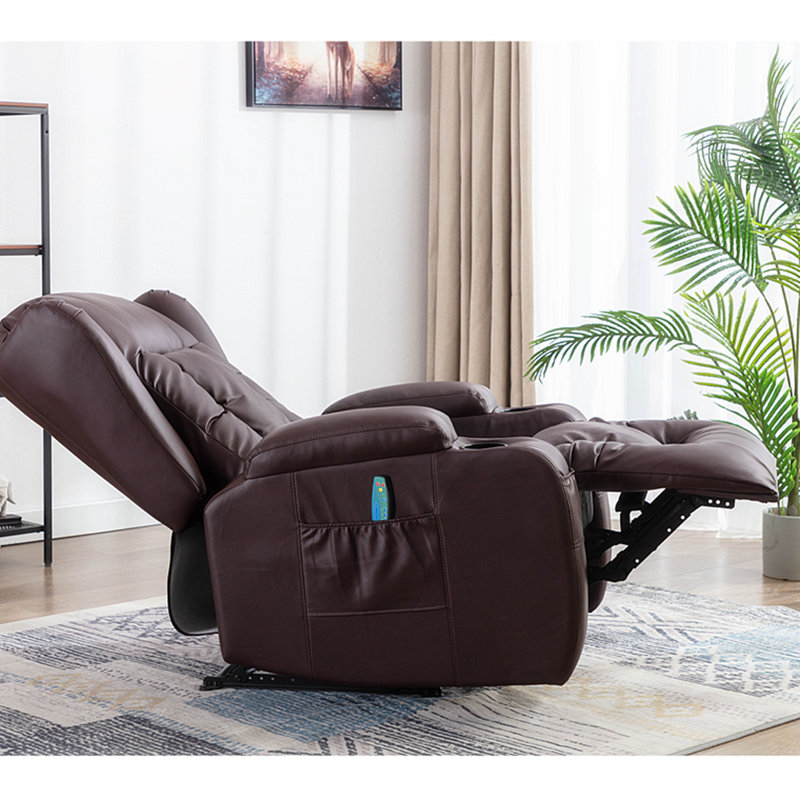 Canapé inclinable Pu, Brun
