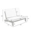 Asharna 111.3Cm Wide Outdoor Straight Loveseat with Cushions-1979336658-1979336661