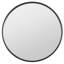 Muazzam Round Wall Mirror, 50cm, Wooden Deep Framed Circle Mirror-1393135292