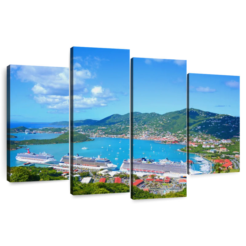 Gillard Marina à Saint Thomas, H 48 po x l 75 po