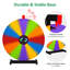WinSpin 24 po, jeu de roue modulaire à faire tourner, plateau de table, 12 fentes, effaçable à sec pour le carnaval